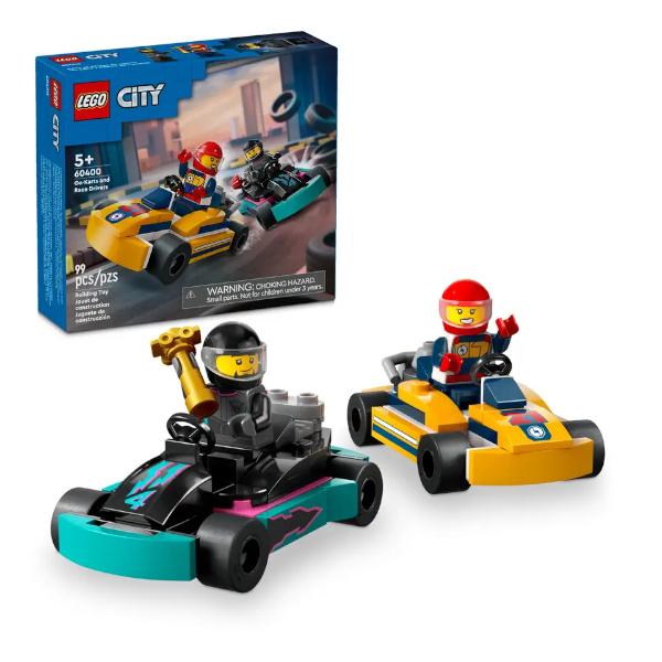 レゴ シティ ゴーカートとレースドライバー 60400 LEGO おもちゃ プレゼント ブロック ギ...