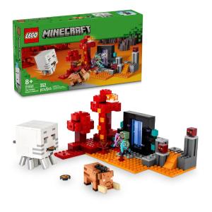 レゴ マインクラフト ネザーポータルの戦い 21255 LEGO おもちゃ ブロック プレゼント ギフト｜plusmart