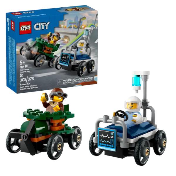 レゴ シティ 飛行機対病院のベッド レースカーパック 60459 LEGO プレゼント ギフト おも...