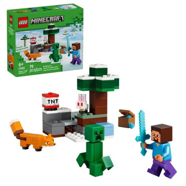 レゴ MINECRAFT マインクラフト スティーブのタイガの冒険 21583 LEGO プレゼント...
