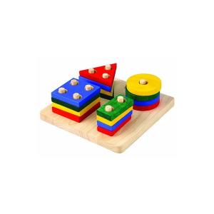 プラントイ（PLANTOYS） ジオメトリックソーティングボード 2403 木の