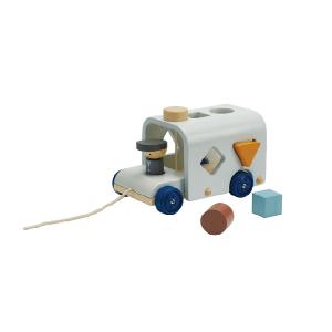 ソーティングスクールバス ネオ 5401 プラントイ PLANTOYS 木のおもちゃ 木製玩具 ギフト クリスマスプレゼント 知育玩具 形あわせ 引き車