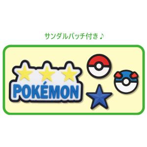 EVAサンダル モンスターボール ブラック 子...の詳細画像1