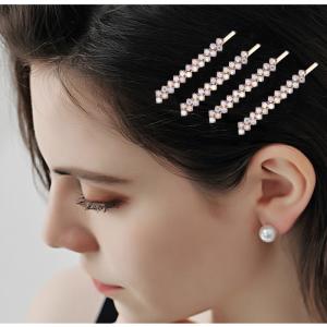 ヘアピン 同色2本セット レディース ヘアアク...の詳細画像1