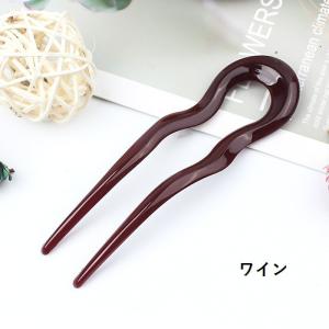 かんざし U型 Uピン ヘアアクセサリー 髪留...の詳細画像2