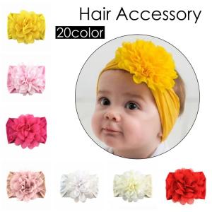 ヘアバンド ヘッドバンド ヘアアクセサリー ベビー 子供用 キッズ 赤ちゃん フラワー お花 カラバリ豊富 記念撮影 可愛い 出産祝い 新生児 ファッ｜プラスナオYahoo!店