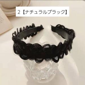 三つ編みカチューシャ ヘアアクセサリー レディ...の詳細画像5
