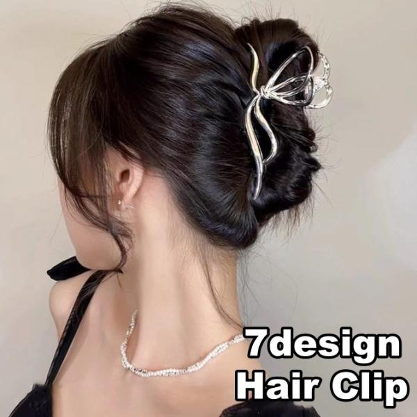ヘアクリップ バンスクリップ レディース 女性 ヘアアクセサリー 髪留め 髪飾り まとめ髪 ヘアアレ...