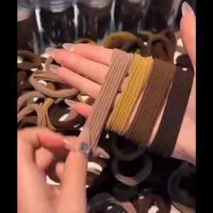 ヘアゴム 同色5本セット 5個セット リングゴ...の詳細画像2