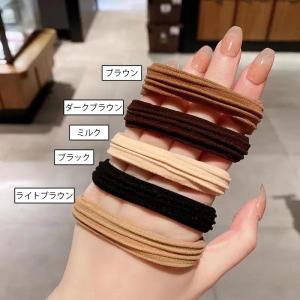 ヘアゴム 同色5本セット 5個セット リングゴ...の詳細画像4
