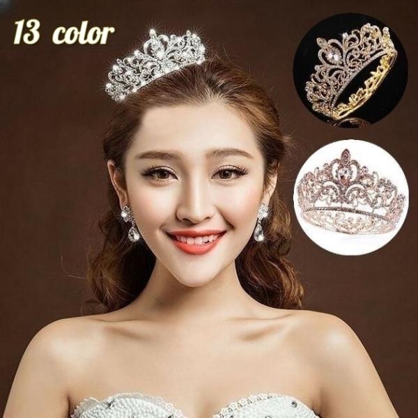 ティアラ 花嫁 ウエディング 結婚式 ブライダル 披露宴 パーティー 二次会 髪飾り ヘアアクセサリ...