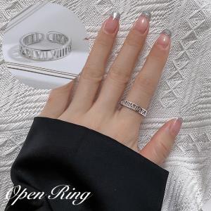 指輪 オープンリング レディース 女性 アクセサリー ローマ数字 シルバーカラー フリーサイズ カジュアル シンプル 可愛い おしゃれ パーティー 贈 Acc 535 プラスナオyahoo 店 通販 Yahoo ショッピング