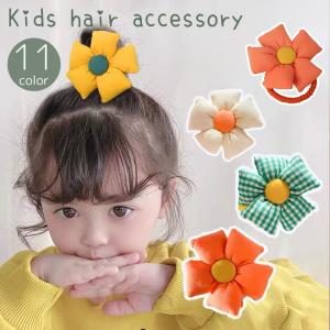シュシュ うさ耳 ヘアゴム ヘアアクセサリー リボン ドット 水玉 花柄
