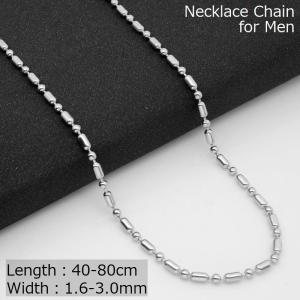 ネックレスチェーン メンズ 幅 1.6 2 2.4 3 mm 長さ40