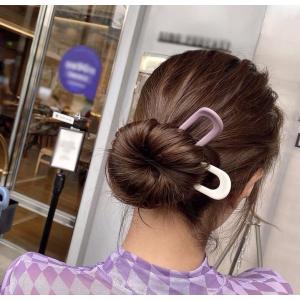 かんざし 簪 U字 レディース ヘアアクセサリ...の詳細画像1