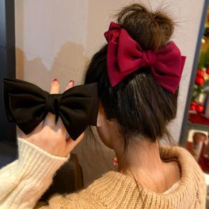 シュシュ リボン 大きめ 大きい ビッグ ヘア...の詳細画像2
