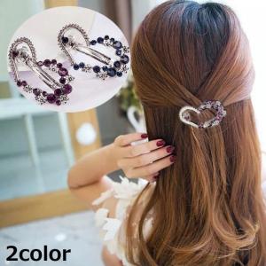 バレッタ レディース ヘアアクセサリー ハート 花 フラワー ラインストーン ビジュー 可愛い ヘアピン ヘアクリップ 髪飾り 髪留め ヘアアレンジ Acc プラスナオyahoo 店 通販 Yahoo ショッピング