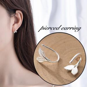 GUCCI（グッチ） ピアス インターロッキングG フープピアス シルバー