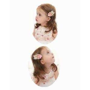 ヘアクリップ 3個セット 造花 フラワー 髪飾...の詳細画像5