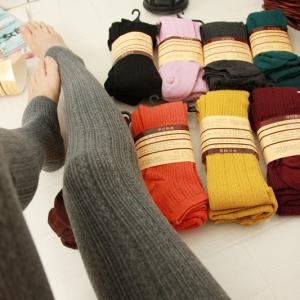 編み模様 レギンス シンプル かかと付き レギンスパンツ スパッツ カジュアル かわいい おしゃれ レディース 女性 レディースファション レギパン