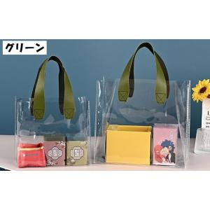 クリアバッグ バッグ 鞄 ビニールバッグ 手提...の詳細画像4