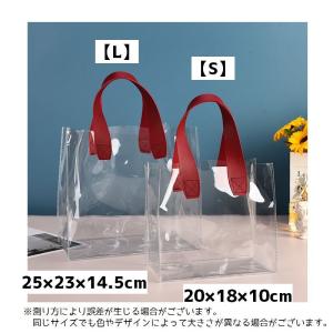 クリアバッグ バッグ 鞄 ビニールバッグ 手提...の詳細画像5