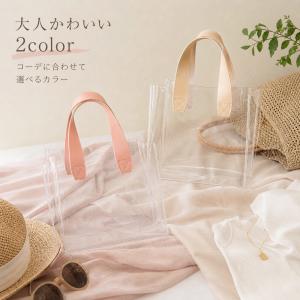 クリアバッグ バッグ 鞄 ビニールバッグ 手提...の詳細画像1