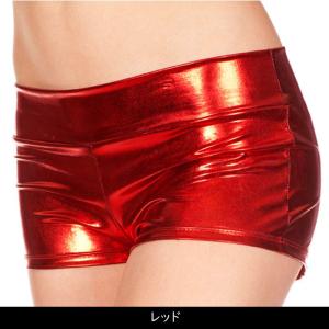 ホットパンツ メタリック ショートパンツ レデ...の詳細画像1
