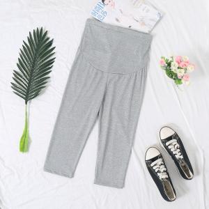 マタニティパンツ クロップドパンツ 7分丈 レ...の詳細画像3