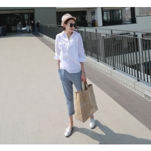 マタニティパンツ テーパードパンツ レディース...の詳細画像1