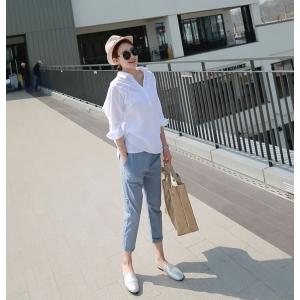 マタニティパンツ テーパードパンツ レディース...の詳細画像2