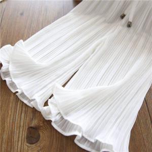 ガウチョパンツ ワイドパンツ プリーツ ロング...の詳細画像5