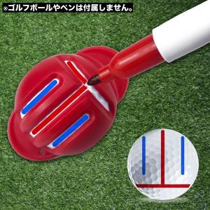 ラインマーカー ゴルフボール用 T字ライン 目...の詳細画像1