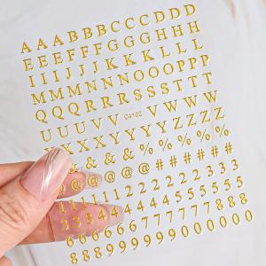 ネイルシール ネイルステッカー アルファベット...の詳細画像1