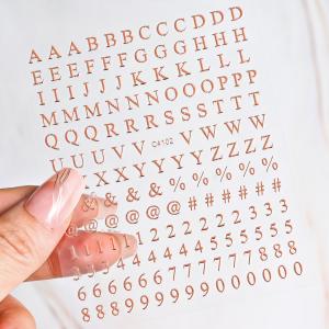 ネイルシール ネイルステッカー アルファベット...の詳細画像2