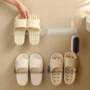 スリッパラック スリッパ立て タオル掛け 壁掛...の詳細画像1