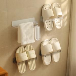 スリッパラック スリッパ立て タオル掛け 壁掛...の詳細画像3