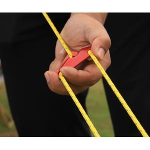 自在金具 単品 三角形 3つ穴 3穴 ロープ固...の詳細画像1
