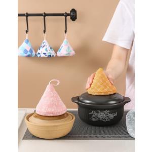 鍋つかみ 三角 ミトン 2個 セット なべつか...の詳細画像2