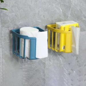 トイレットペーパーホルダー 粘着式 バスラック...の詳細画像2