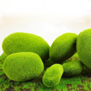 フェイク苔石 5個セット 苔玉 石 岩 コケリ...の詳細画像5