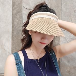 サンバイザー 麦わら帽子 レディース 女性 帽...の詳細画像1