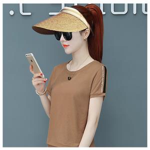 サンバイザー 麦わら帽子 レディース 女性 帽...の詳細画像3