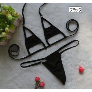 セクシーランジェリー 水着 上下セット Tバッ...の詳細画像3
