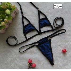 セクシーランジェリー 水着 上下セット Tバッ...の詳細画像4