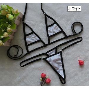 セクシーランジェリー 水着 上下セット Tバッ...の詳細画像5