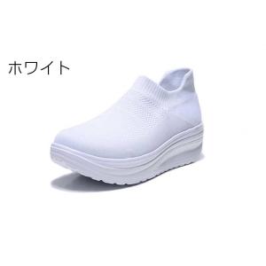 スニーカー 厚底 レディース 運動靴 シューズ...の詳細画像3