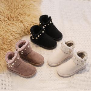 ムートンブーツ ショートブーツ キッズ 子供 ...の詳細画像3