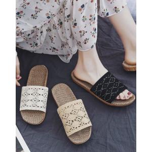サンダル レディース 女性 靴 フラット スリ...の詳細画像2