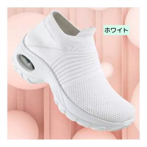 インヒールスリッポン スニーカー 厚底 エアク...の詳細画像4